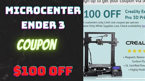 Micro center ender 3 coupon 2022. Things To Know About Micro center ender 3 coupon 2022. 